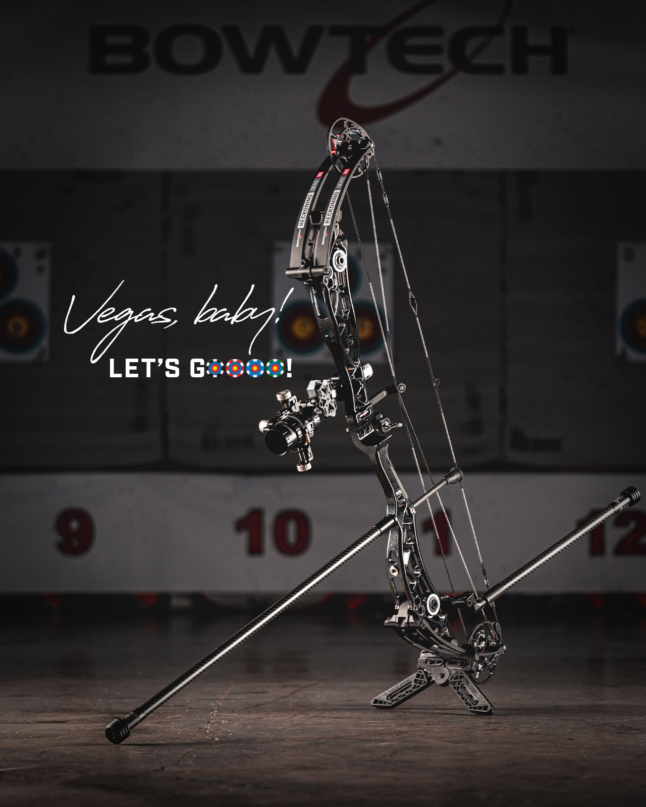Las Vegas Archery Tournament Social Post Graphic